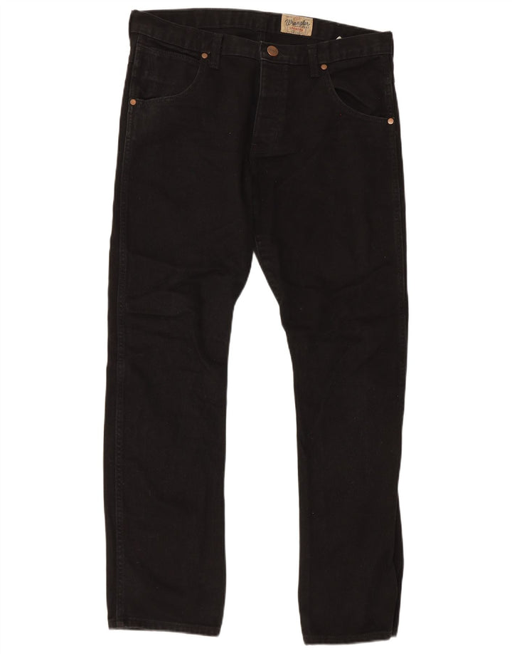 Wrangler Męskie Spencer Slim Straight Jeans W34 L32 Czarne