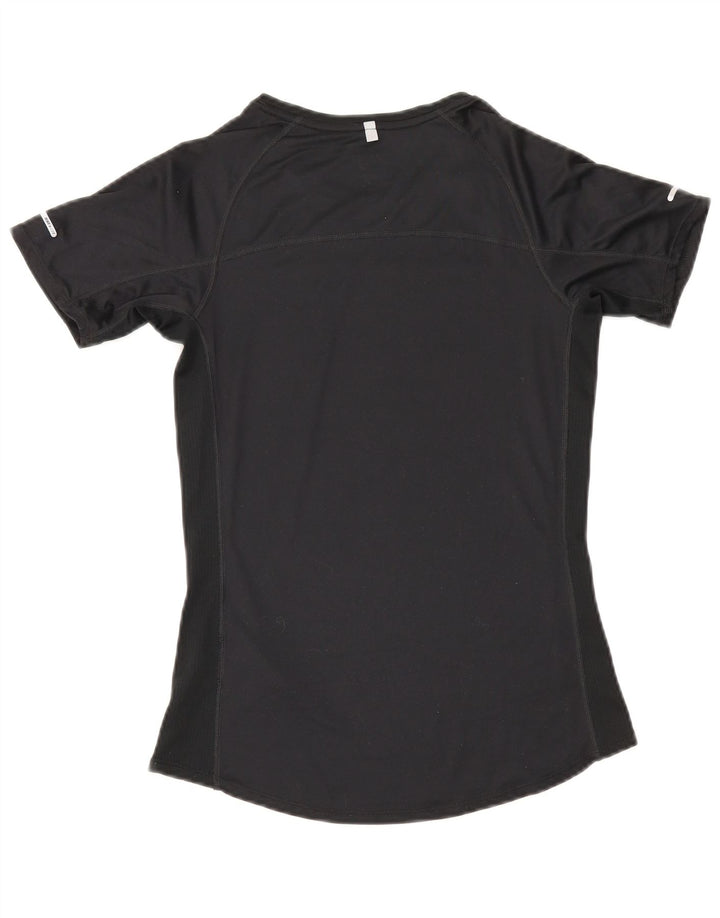 Damska koszulka Nike Dri Fit Top UK 10, mała, czarna, poliester