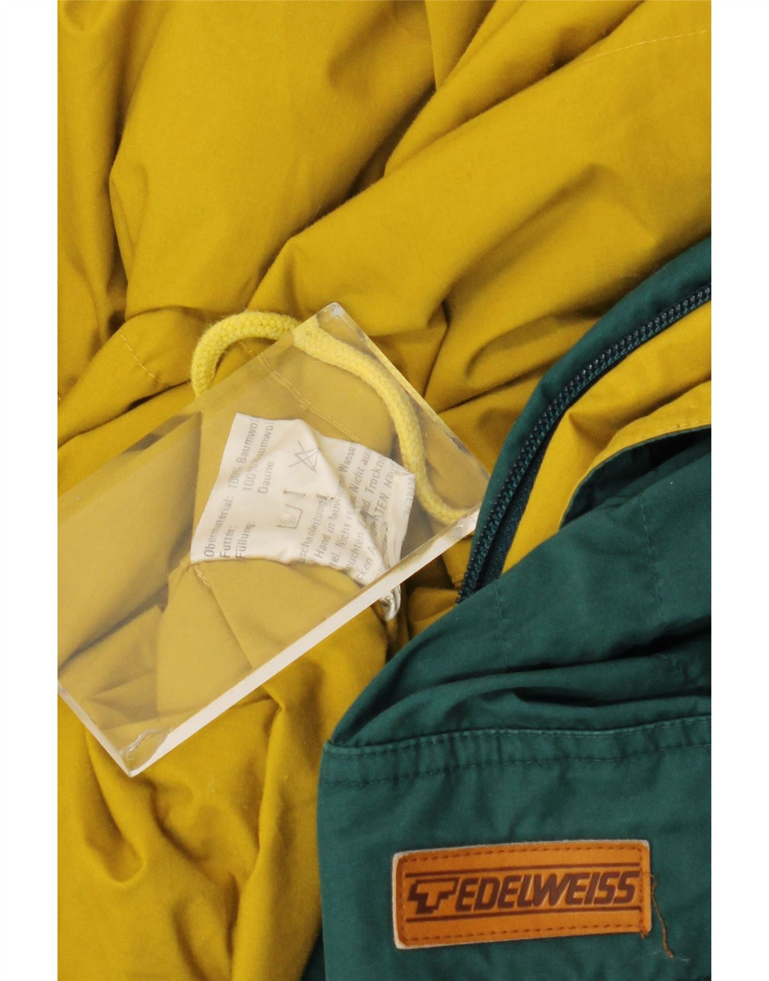 Męska ocieplana kurtka z kapturem EDELWEISS UK 42 XL, zielona