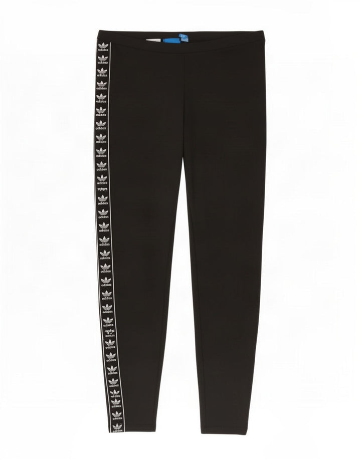 Damskie legginsy Adidas Graphic UK 12, średni czarny poliester