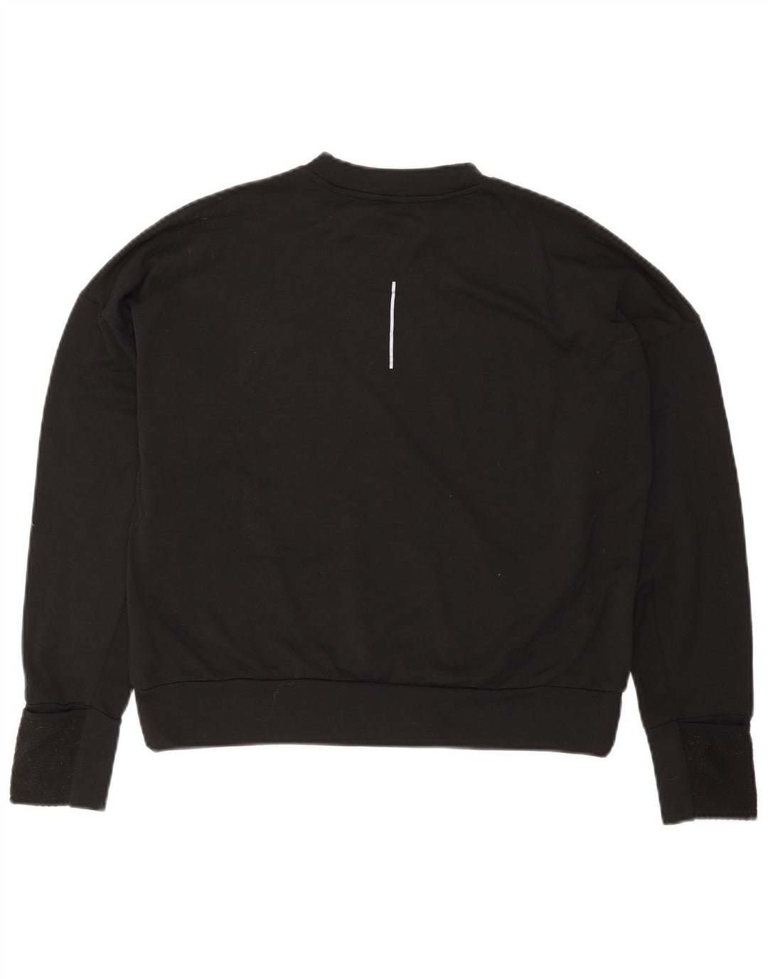 Damska koszulka do biegania NIKE Oversize z długim rękawem, UK 10, mały, czarny poliester