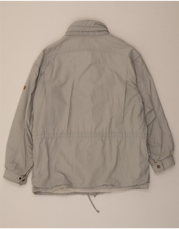 ELHO Mens Utility Jacket IT 52 XL Grey Polyester Vintage Elho and Second-Hand Elho from Messina Hembry 