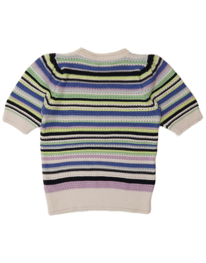Marks & Spencer Damski sweter z okrągłym dekoltem, UK 10, mały, wielokolorowy
