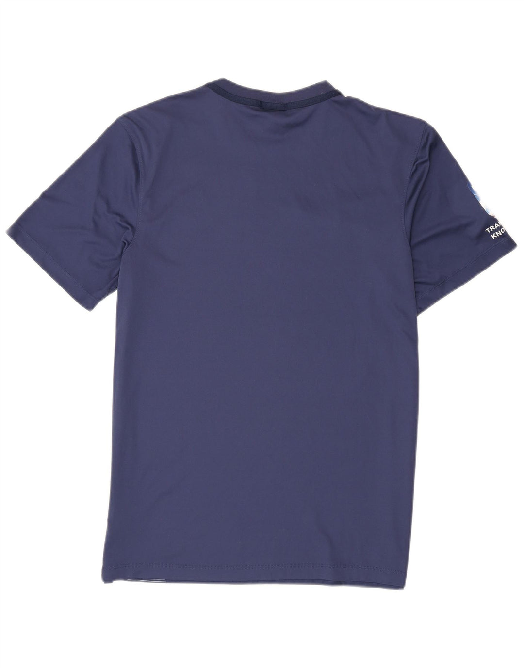 Męska koszulka Nike Dri Fit z grafiką, średnia, granatowa, z blokami kolorów