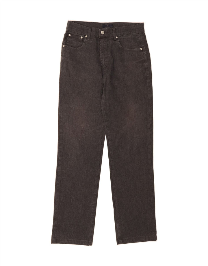 TRUSSARDI Mens Straight Jeans W28 L31 Grey Cotton Vintage Trussardi and Second-Hand Trussardi from Messina Hembry 