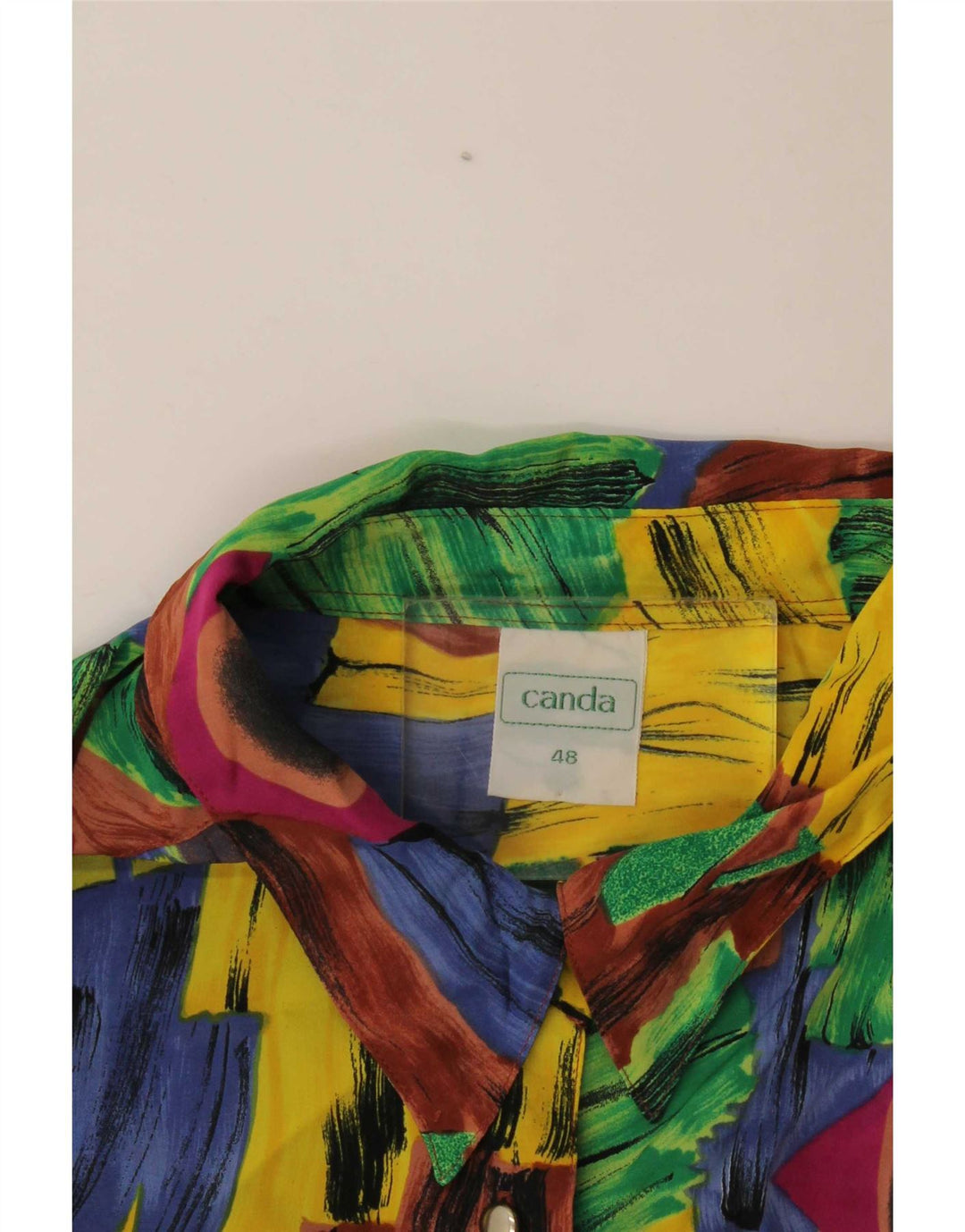 Damska bluzka koszulowa Canda z grafiką EU 48 2XL Wielobarwny patchwork
