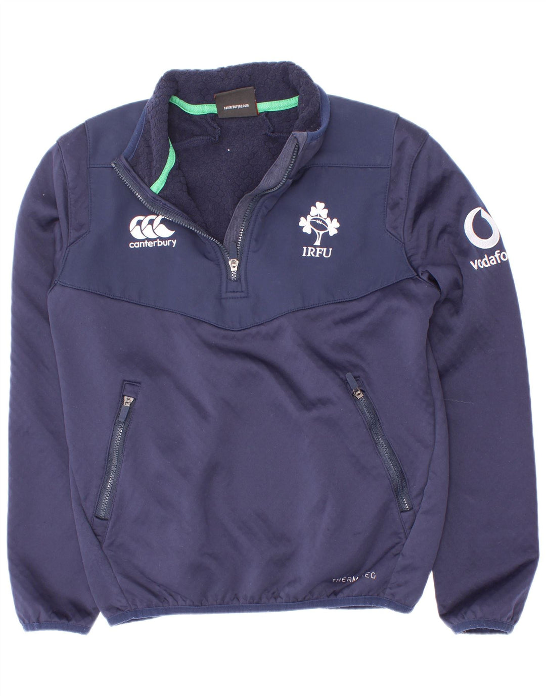 Bluza chłopięca Canterbury IRFU z grafiką, 9-10 lat, granatowa