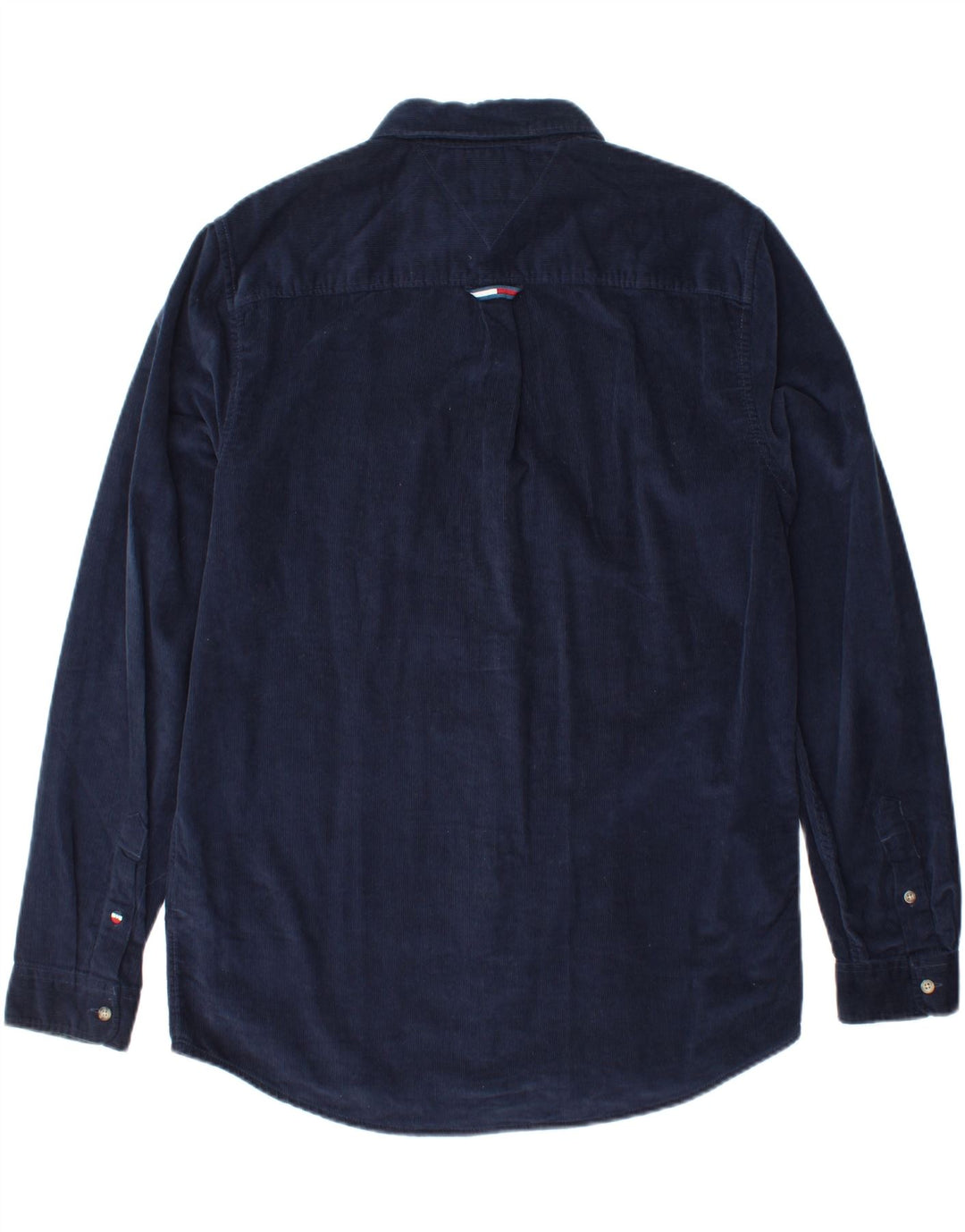 Męska koszula sztruksowa TOMMY HILFIGER Średnio wielobarwna, bawełniana w bloki kolorów