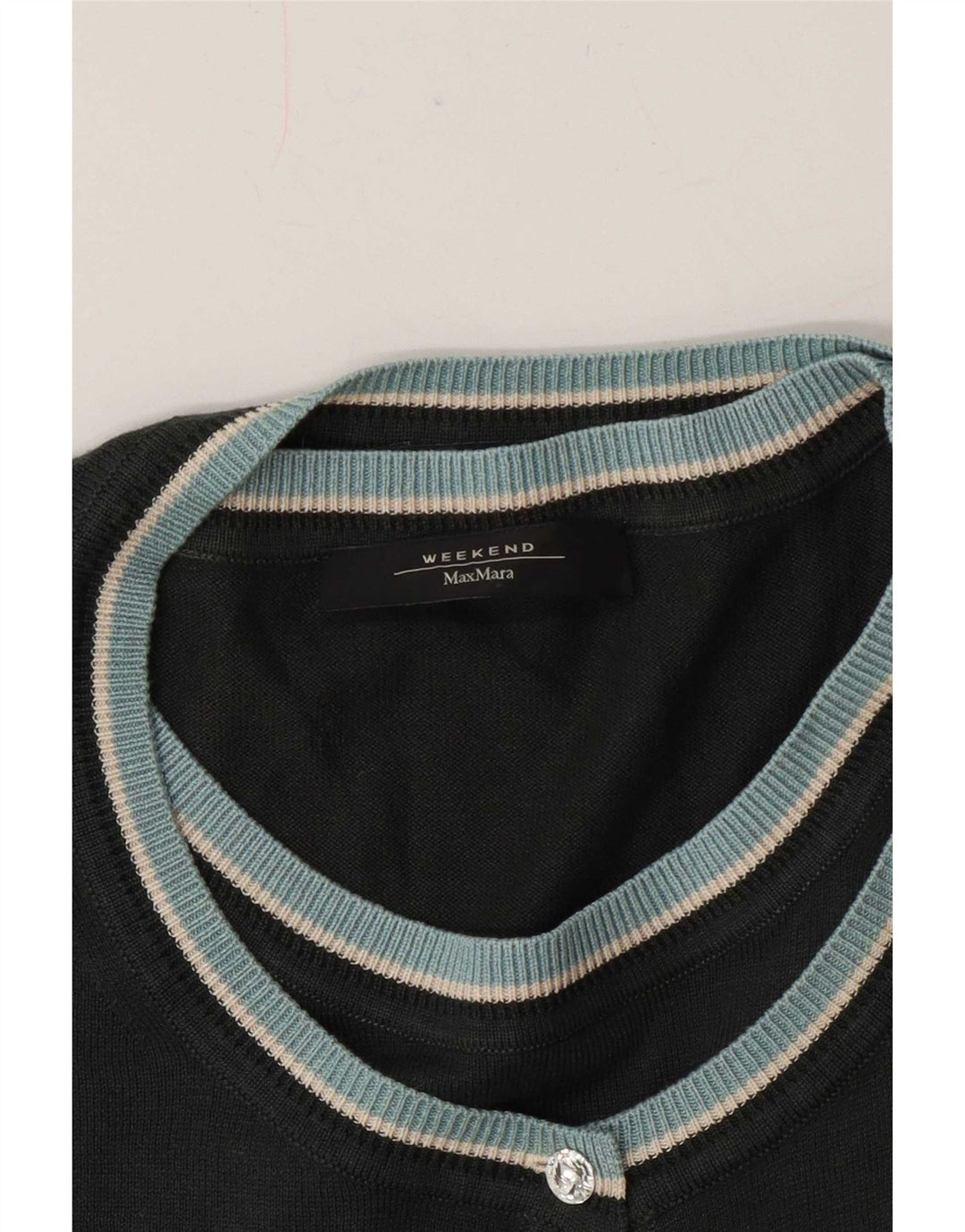 Damski sweter weekendowy Max Mara UK 16, duży, zielony