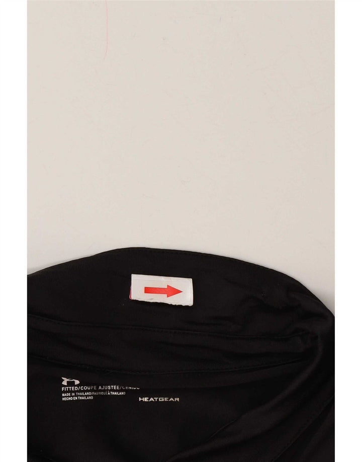 Męska koszulka polo Under Armour Heat Gear XL, czarna, poliestrowa