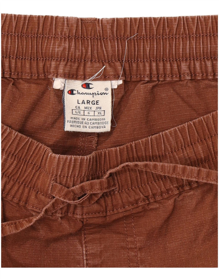 Męskie spodnie cargo Champion Joggers Large W32 L28 Brown