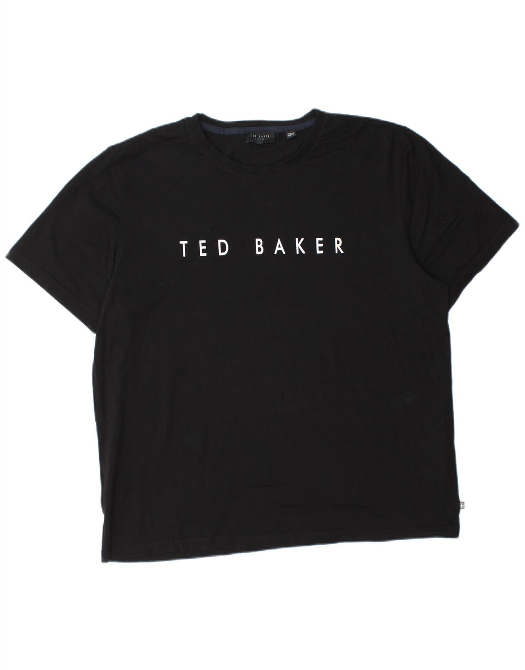 Męska koszulka z grafiką Ted Baker, rozmiar 5 XL, czarna, bawełniana