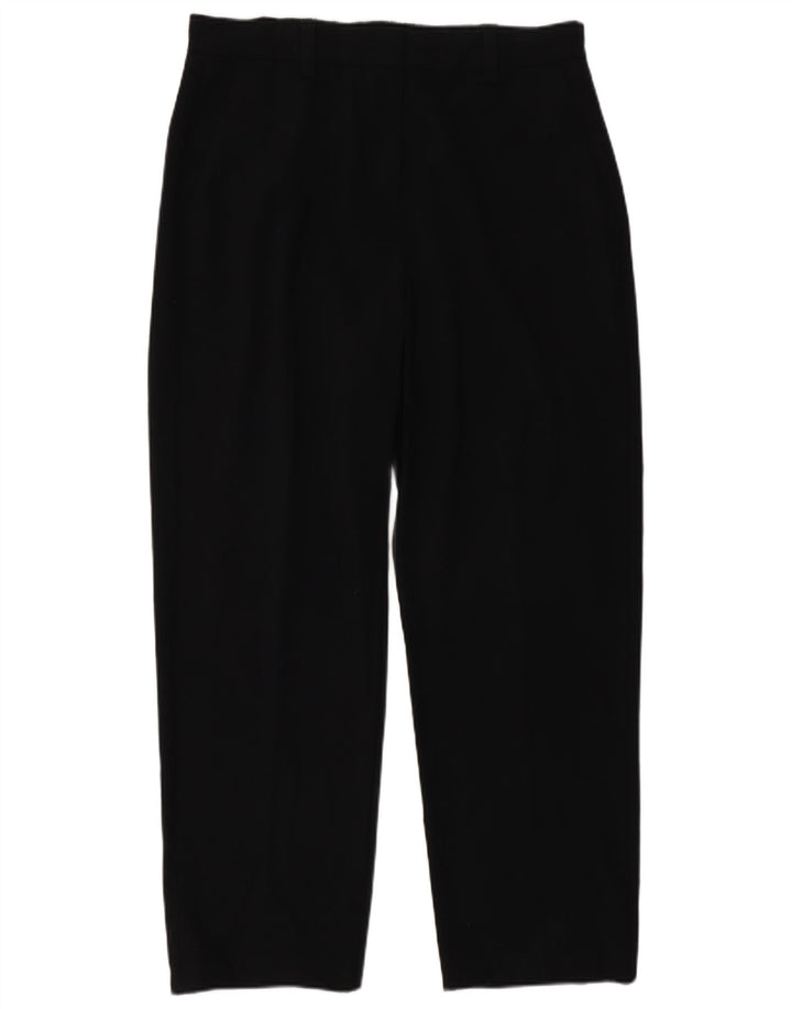 Damskie spodnie garniturowe Marks & Spencer UK 14 Medium W32 L29 Czarne