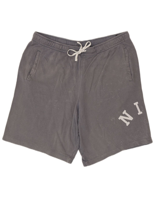 Męskie spodenki sportowe Nike Graphic XL, szare, bawełniane