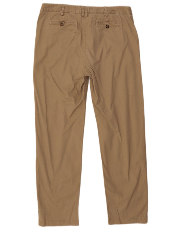 Spodnie damskie Hobbs Straight Chino UK 12 Medium W32 L28 Beżowa bawełna