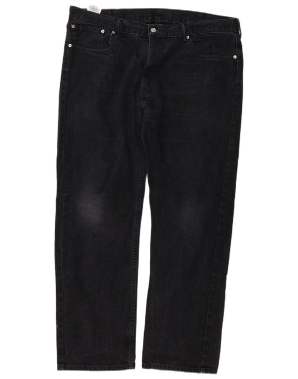 Męskie jeansy LEVI'S 505 Straight W40 L32 Czarne bawełniane