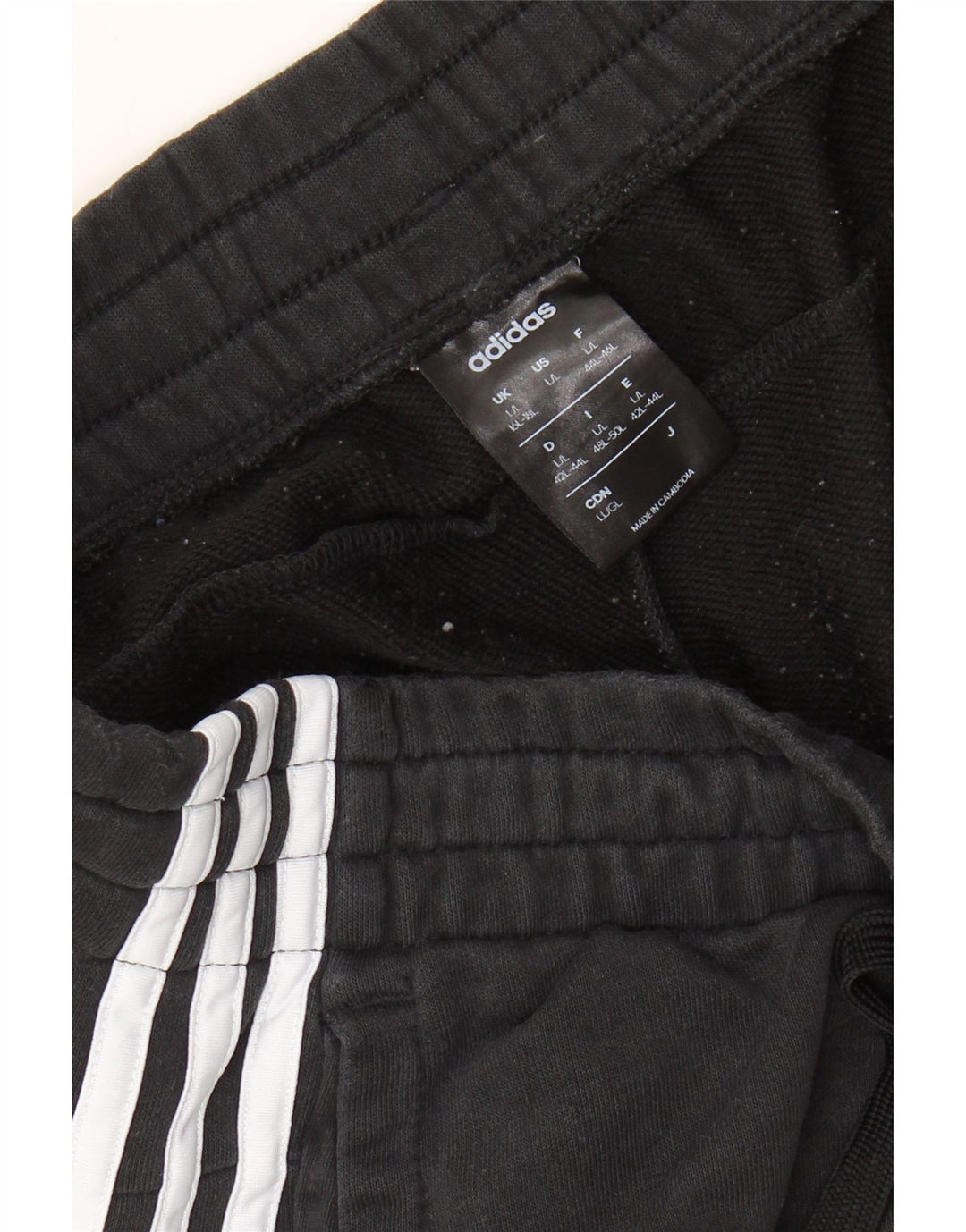 Damskie spodnie dresowe ADIDAS Joggers UK 16/18, duże czarne