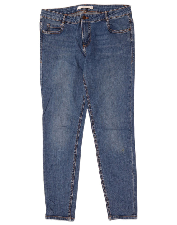 Damskie jeansy Zara Trafaluc Skinny EU 40 Medium W30 L29 Niebieskie