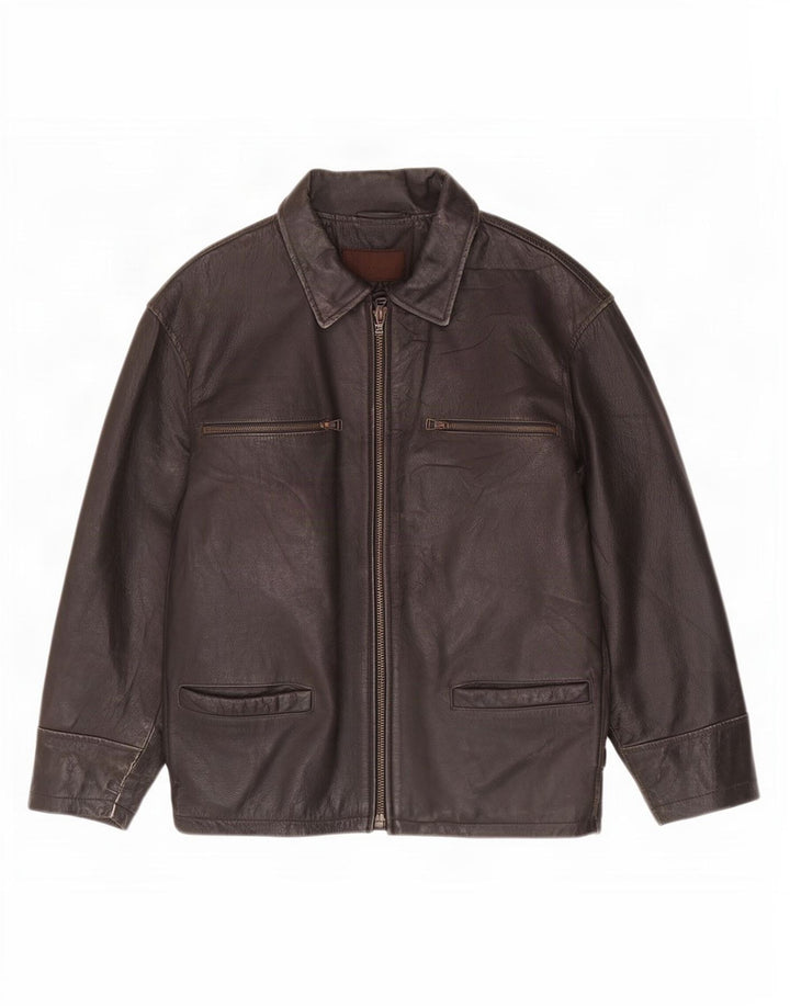 Męska kurtka skórzana Bomb Boogie UK 36 Small Brown