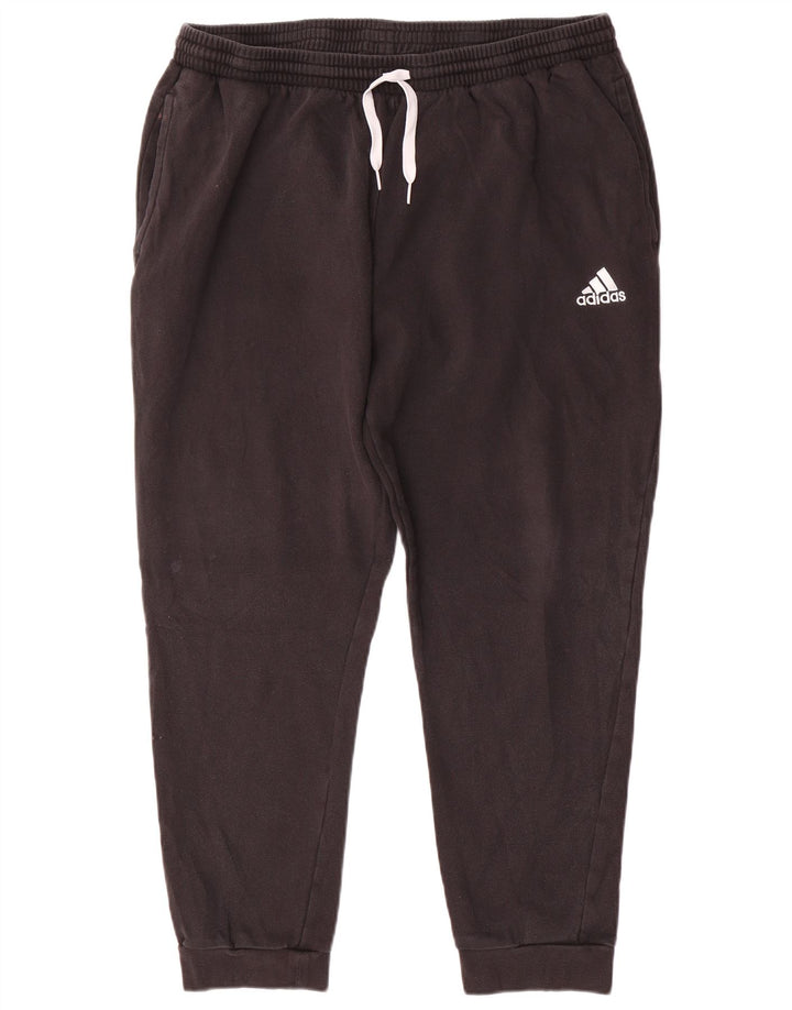 Męskie spodnie dresowe ADIDAS Joggers XL, czarne, bawełniane