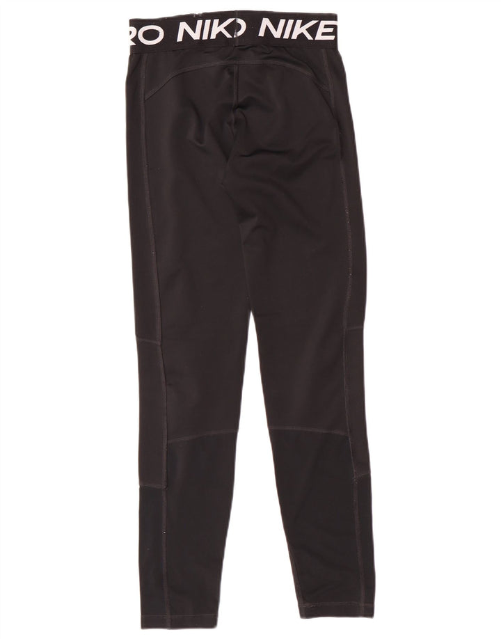 Dziewczęce legginsy NIKE Dri Fit 13-14 lat XL, czarny poliester