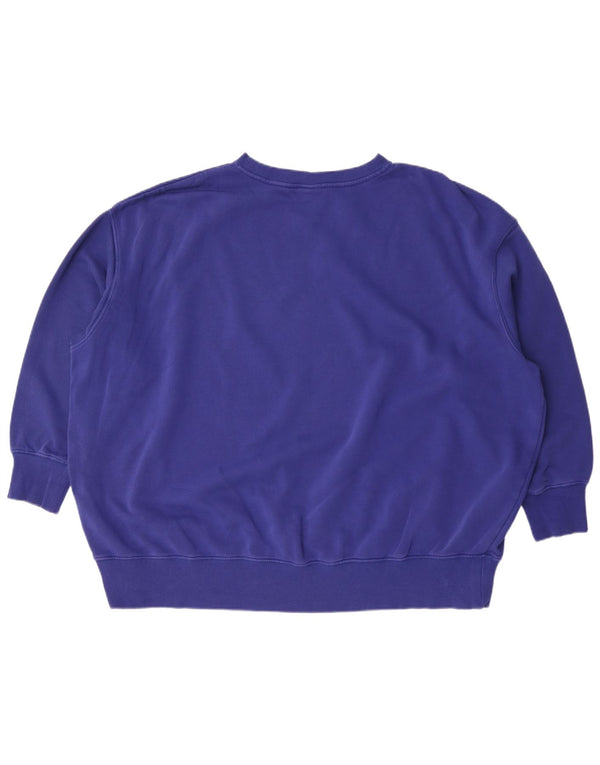 Męska bluza dresowa Nike Graphic o luźnym kroju, 2XL, niebieska, bawełniana