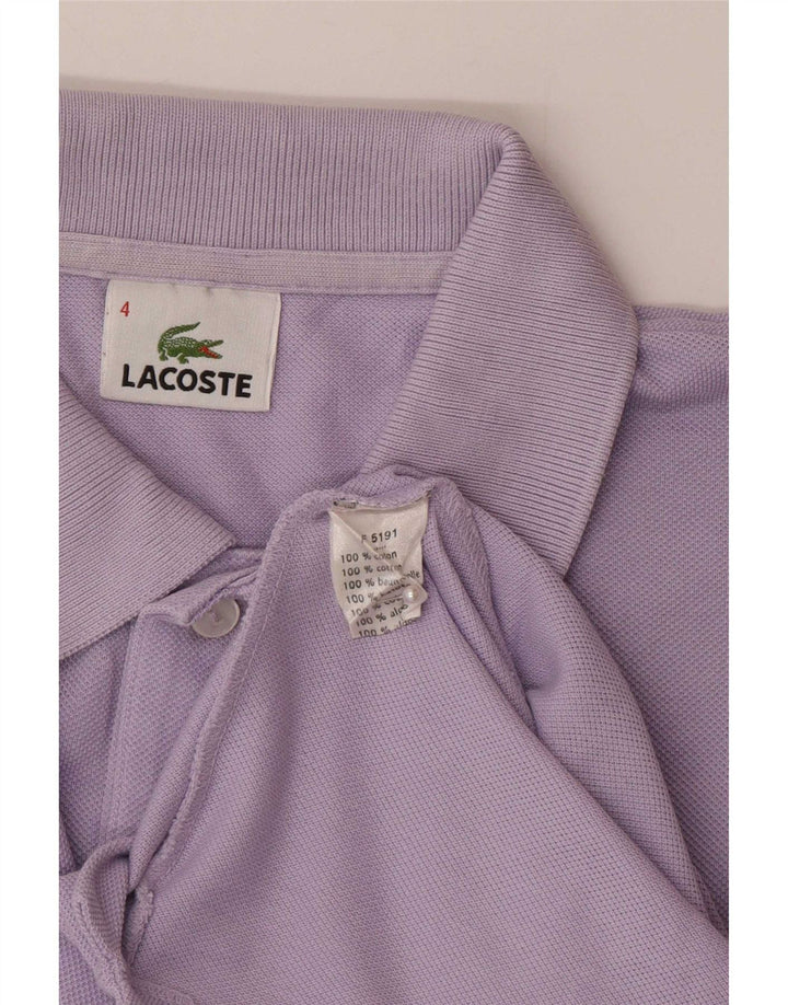 Męska koszulka polo Lacoste, rozmiar 4, średni fiolet, bawełna
