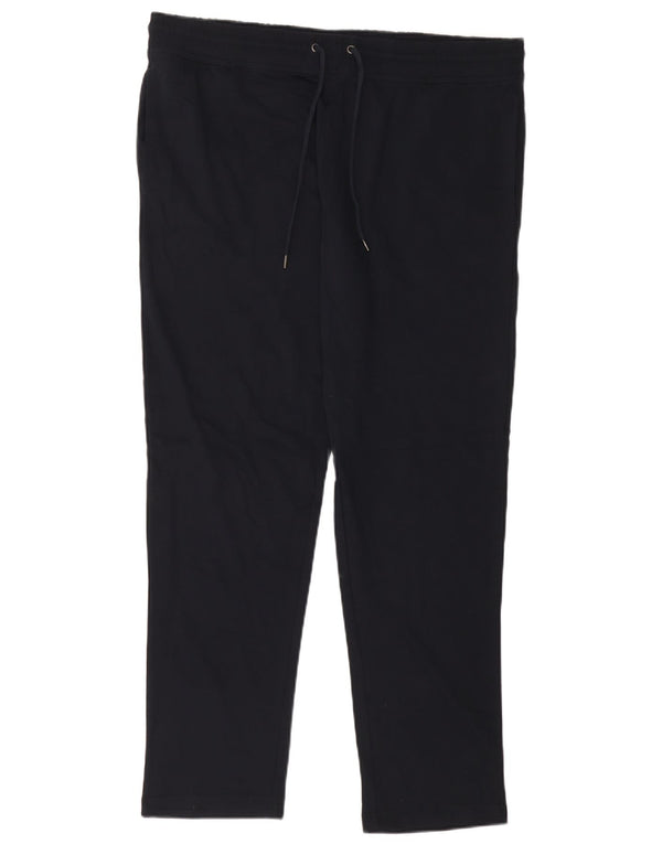 Damskie spodnie dresowe Marks & Spencer UK 18 XL, granatowe, bawełniane