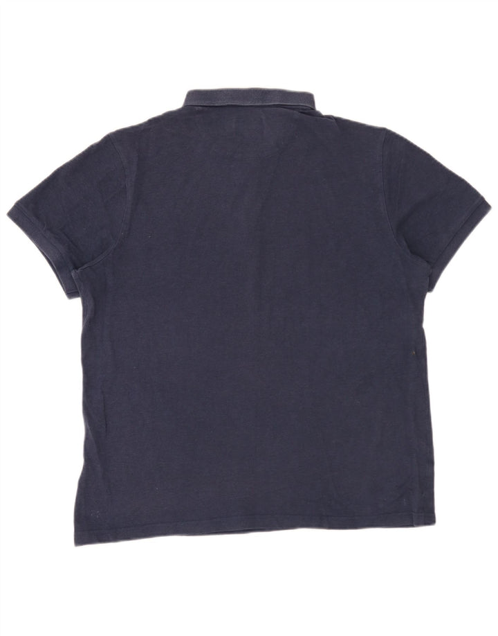 Męska koszulka polo Farah XL, granatowa, bawełniana