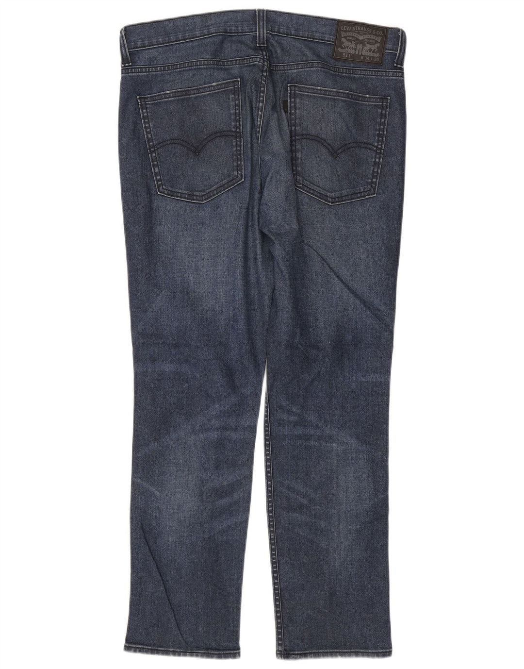 Męskie jeansy Levi's 511 Slim W34 L30 Niebieska bawełna
