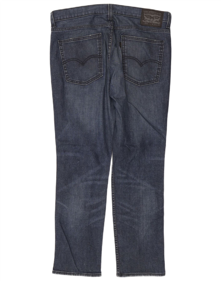 Męskie jeansy Levi's 511 Slim W34 L30 Niebieska bawełna