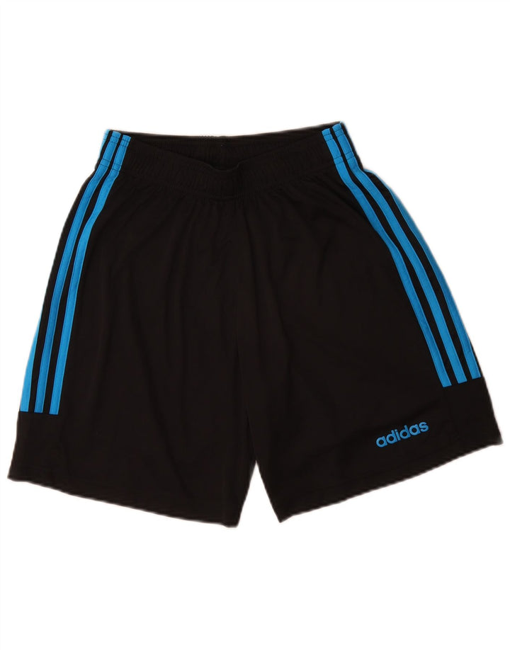 Męskie spodenki sportowe Adidas Climalite, małe, czarne, poliestrowe
