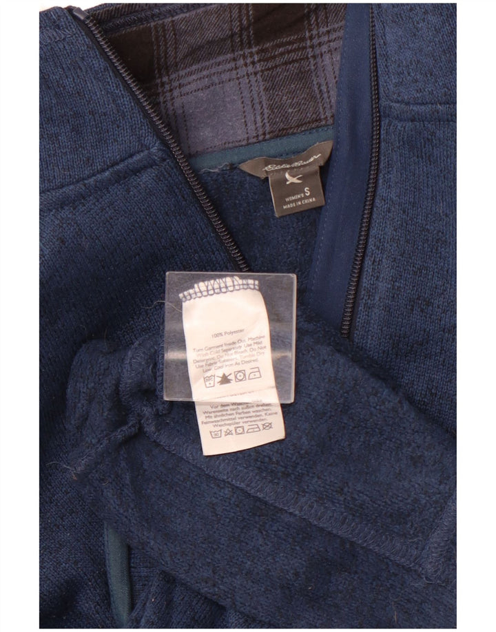 Damska bluza z zamkiem błyskawicznym EDDIE BAUER UK 10 Small Blue Flecked