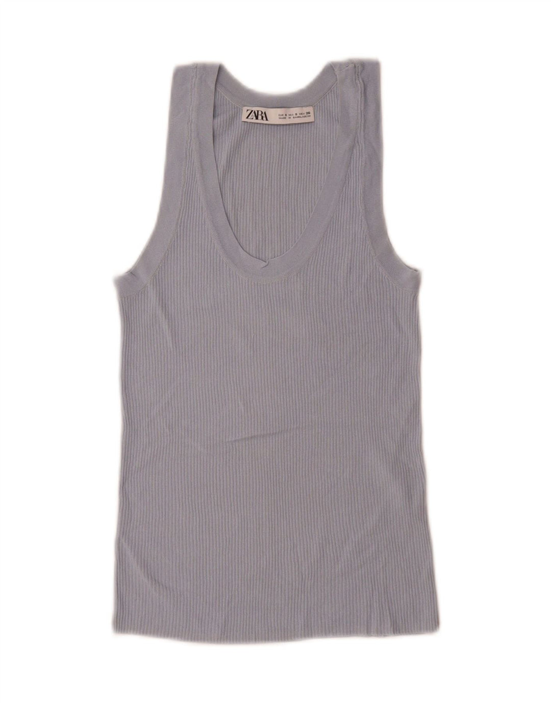 Damska kamizelka Zara Top UK 10 Small Blue Wiskoza