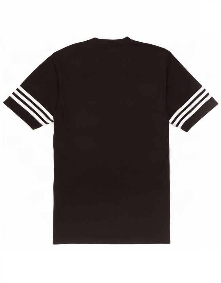 Adidas Męski T-shirt Climalite Top Mały Czarny Poliester
