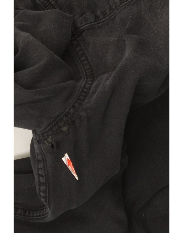 Męska koszula jeansowa Zara Slim Fit, średnia czarna