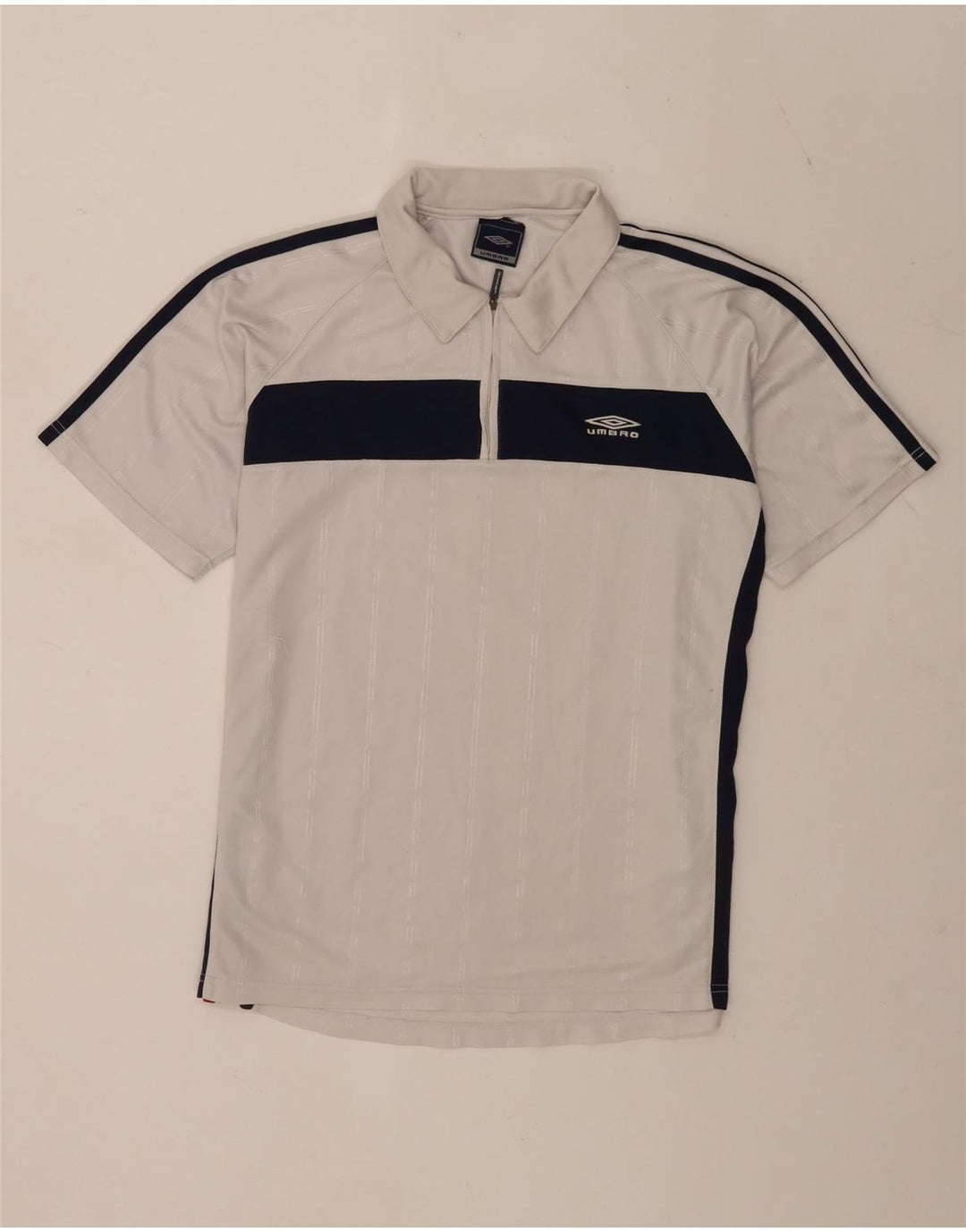 Męska koszulka polo Umbro w kolorze średniobiałym