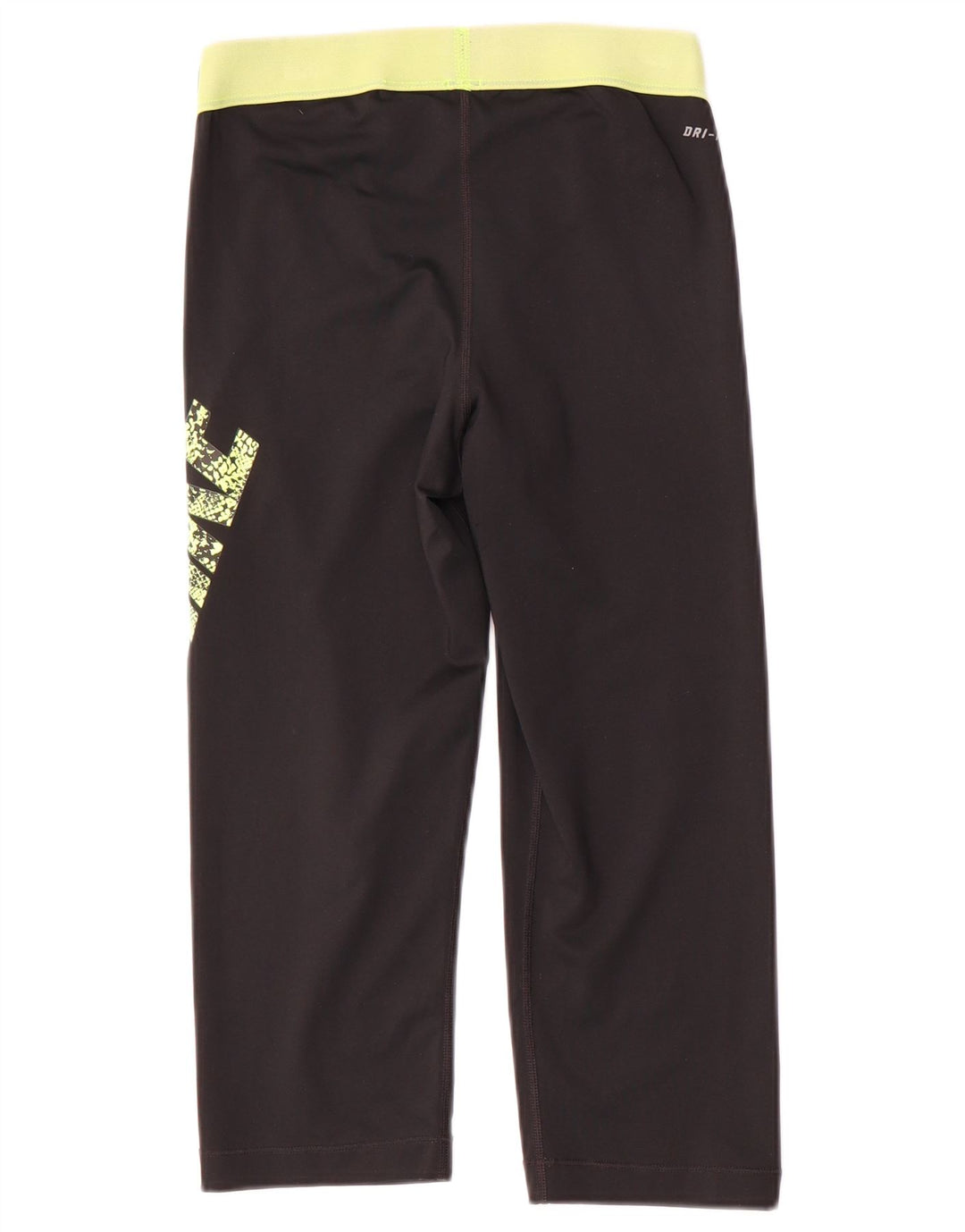 Damskie legginsy Nike Dri Fit Capri Graphic UK 14, średni czarny poliester