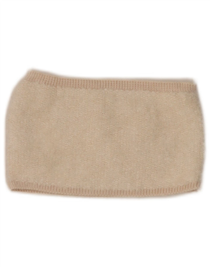Damski dzianinowy krótki top Zara UK 8 Small Beżowy Akryl
