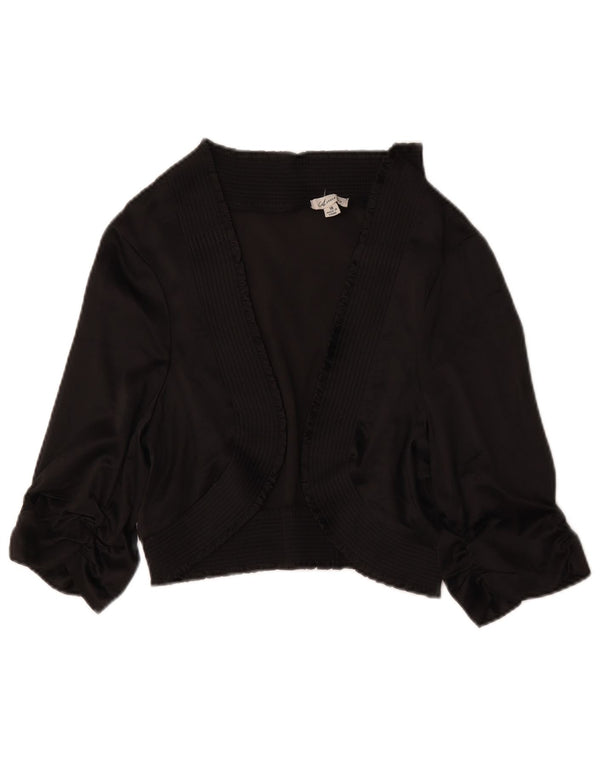 Marks & Spencer Damskie Bolero z krótkim rękawem z autografem, UK 18 XL, czarne