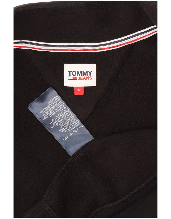 Męska kamizelka polarowa Tommy Hilfiger UK 36, mała, czarna, poliester