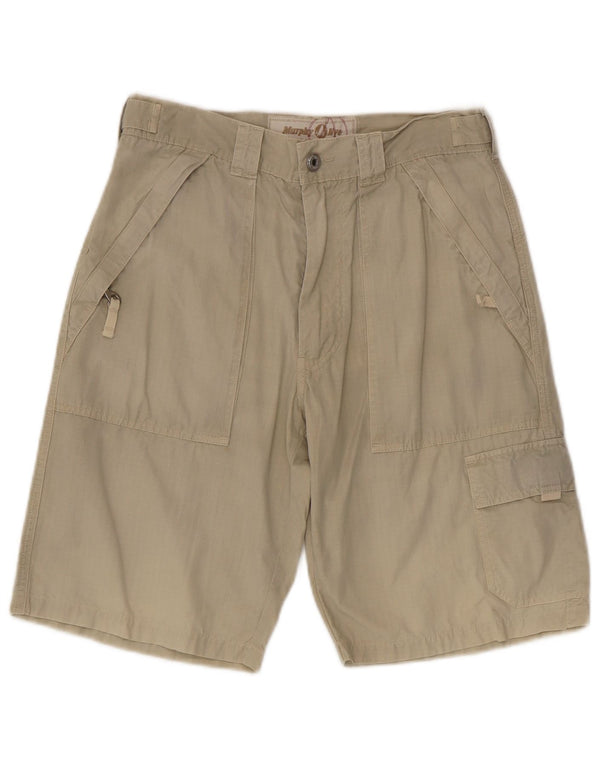 Męskie szorty cargo Murphy & Nye W32, średnia bawełna khaki