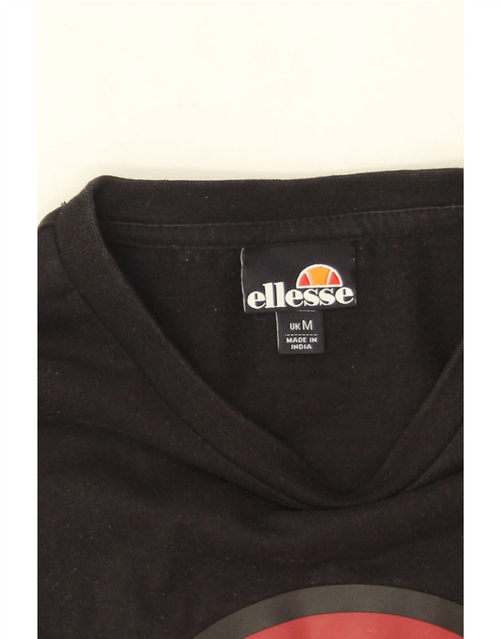 Męska koszulka graficzna Ellesse Top Medium Black