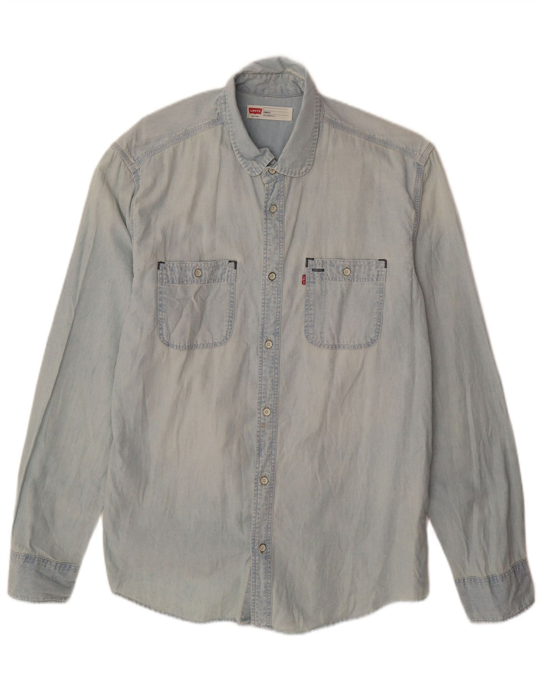 Męska koszula dżinsowa Levi's o standardowym kroju, duża, niebieska, bawełniana