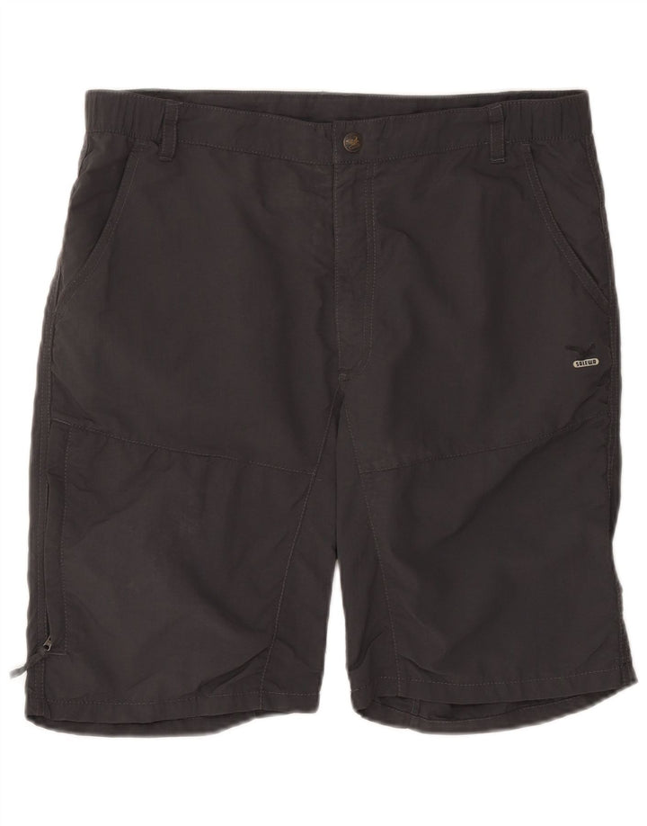 SALEWA Męskie spodenki cargo IT 52 XL W38 Szary poliamid