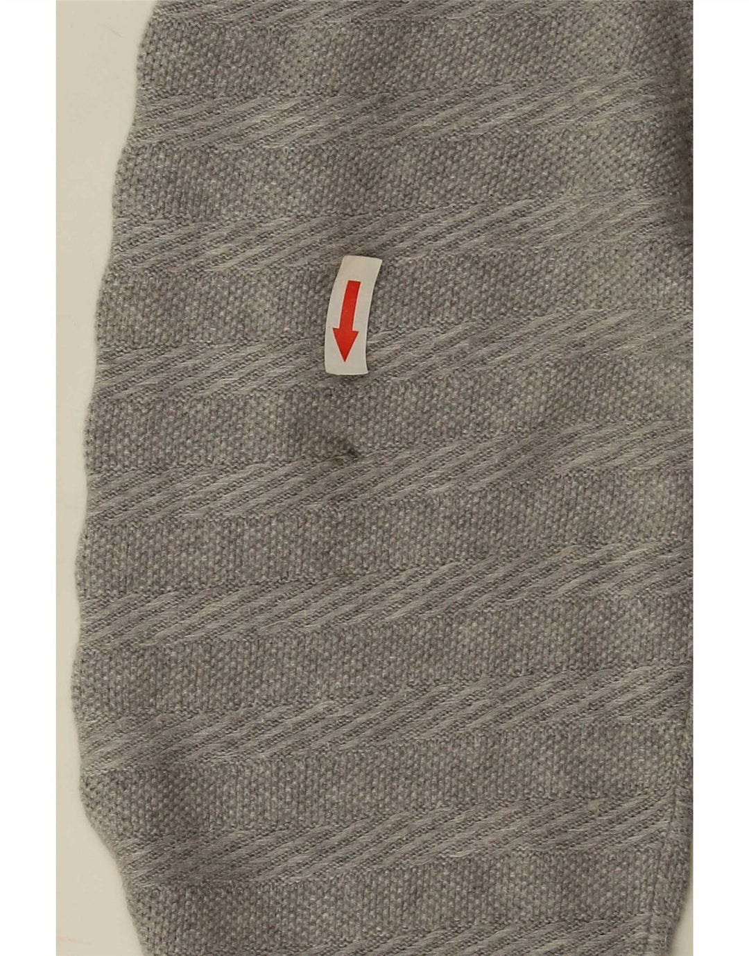 Męski sweter zapinany na guziki Massimo Dutti XL, bawełniany w szare paski
