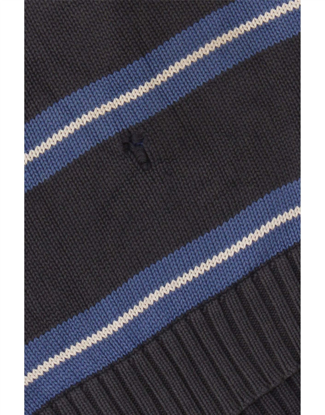 Męski sweter Zara z dekoltem w kształcie litery V, duże, szare paski