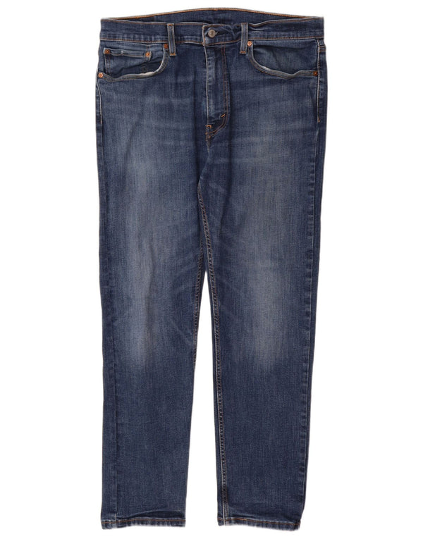 Męskie jeansy Levi's 502 Tapered W36 L30 Granatowa bawełna