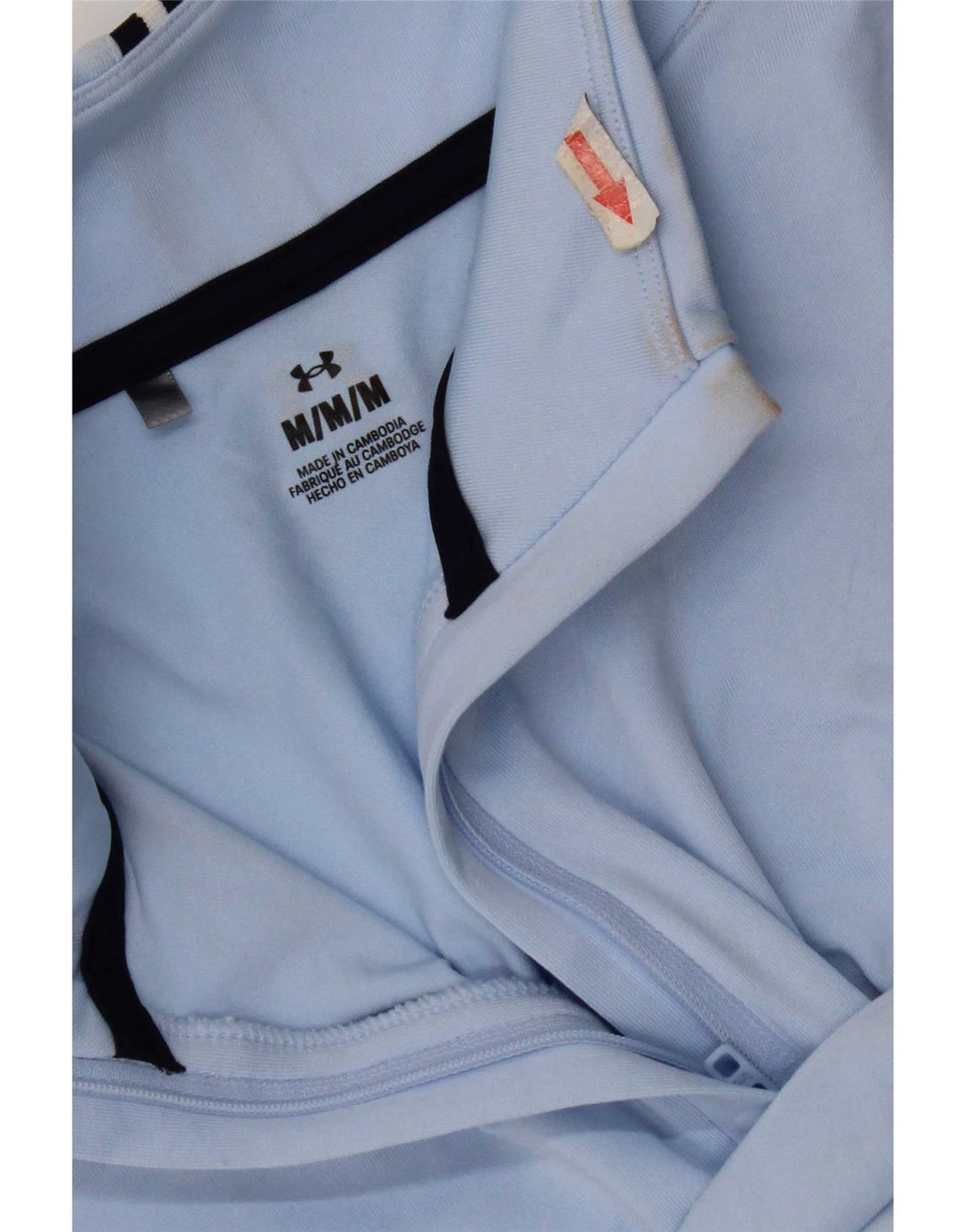 Damski dres Under Armour z zamkiem błyskawicznym, UK 12, średni niebieski