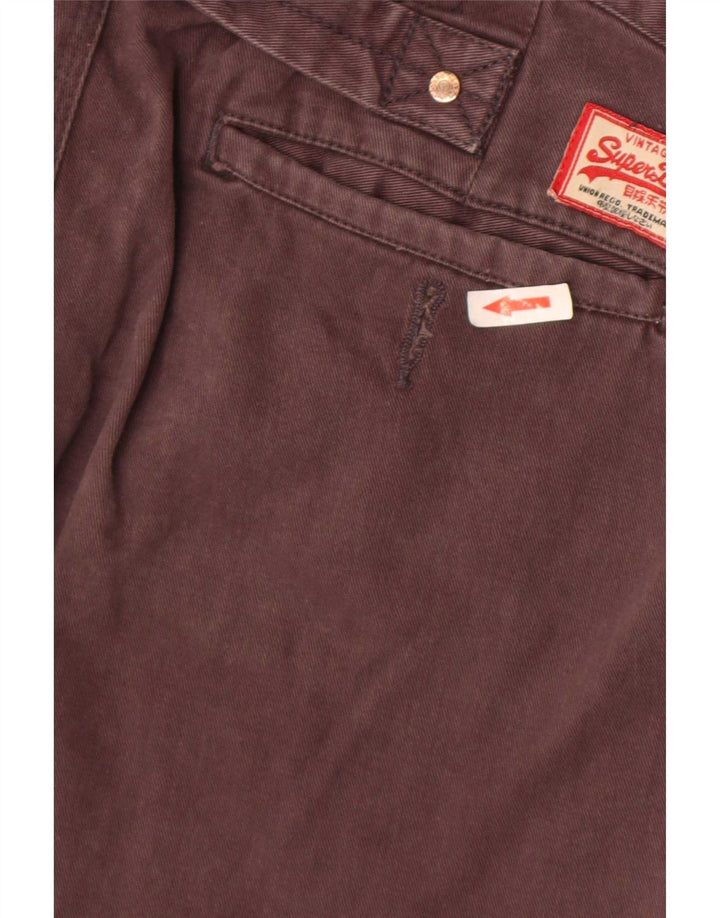 Męskie spodenki Chino Superdry W30 Średniobrązowy, bawełniany